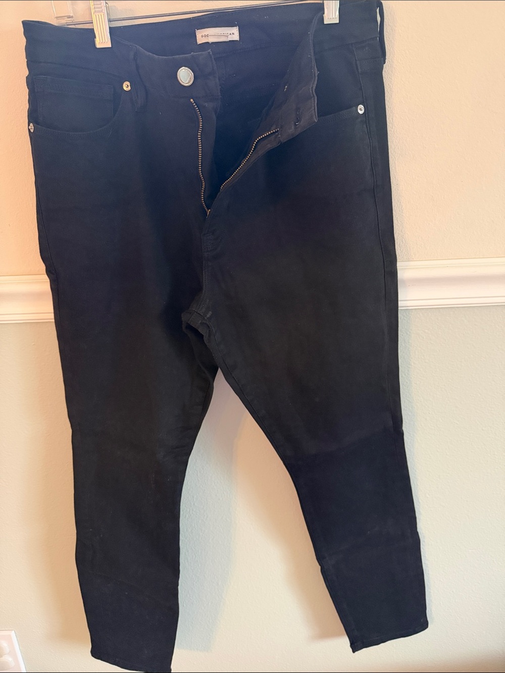 Good American Black Skinny High-Rise Jeans